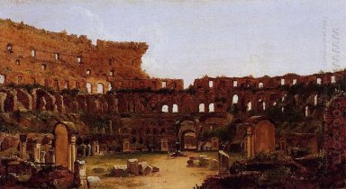 Interior Of The Colosseum Roma 1832