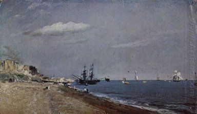 Brighton Beach med colliers 1824