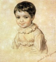 Portrait Of Maria Kikina As A Child 1820