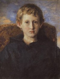 Portrait Of Boris Vasnetsov Son Of The Artist 1889