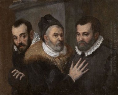 Retrato de Annibale, Ludovico y Agostino Carracci