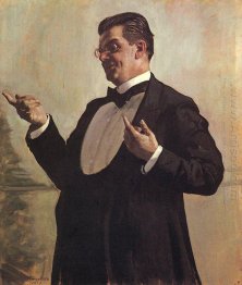 Portrait Of Russian Actor Vasily Luzhsky 1913