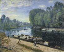 boats on the loing river 1895