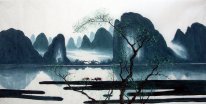 Montagne et de l'eau - peinture chinoise