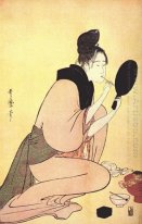 Courtesan Applying Lip Rouge