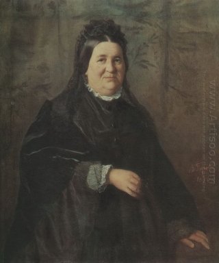 Portrait de l\'IA Kridener Born Ivanova Mère de l\'artiste 1876