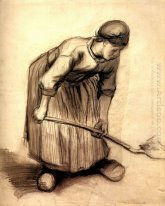 Peasant Woman Digging 1885 1