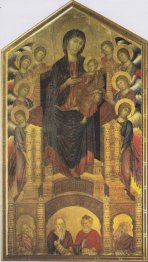 Enthroned Madonna With Angels