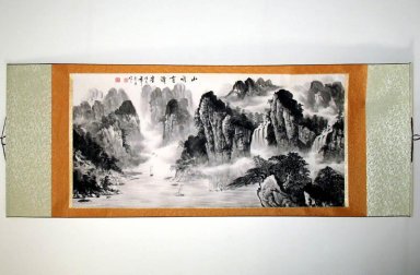Landschap - ingebouwd - Chinees schilderij