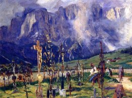 Graveyard In The Tyrol 1915