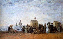 The Beach At Trouville 1864