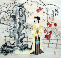 Beautiful Lady-Chinese Painting