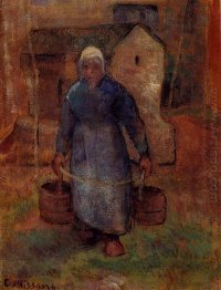 woman with buckets