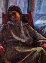 Plastic Synthesis Seated Person 1915