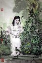 Beautiful Lady - Lukisan Cina