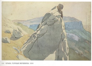 Crimea Montañas 1916