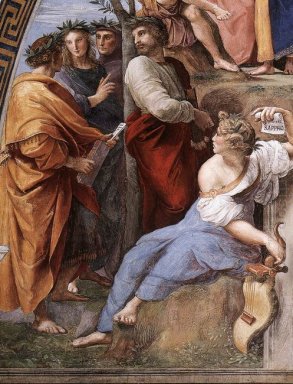 Les Parnassus De La Stanza Delle Segnatura Detail 1511 3