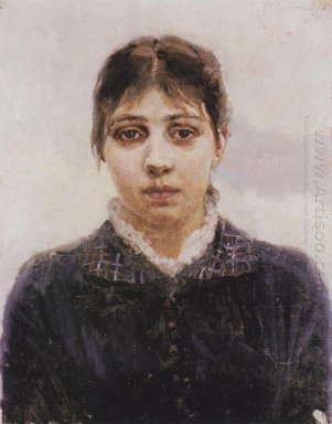 Portrait Of E A Surikova