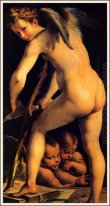 Amor che intaglia l'arco 1524