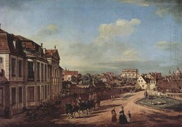 View Of The Square Of Zelazna Brama Warsaw 1779