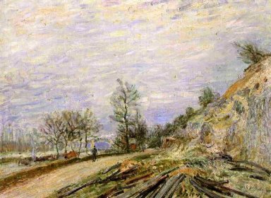 Sulla strada che da Moret 1882