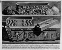 De Romeinse Oudheden T 2 Plaat Xlv Fragmenten Van De Begrafenis