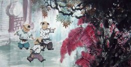 Kinderen - Chinees schilderij Kinderen - Chinees schilderij
