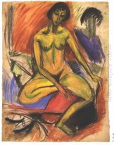 Seated Female Nude