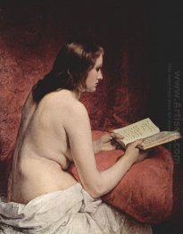 Odalisque With Book 1866