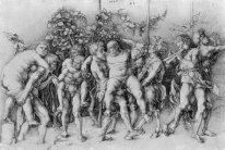 Bacchanal met silenus