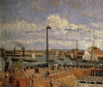 the pilot s jetty le havre high tide afternoon sun 1903