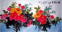 Pivoine - Peinture chinoise