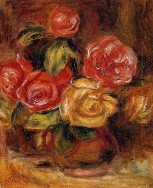 Roses dans un vase 1