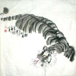 Tiger - la pintura china