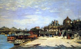 The Pont Des Arts And The Institut De France 1867