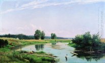 Paesaggio con lago 1886