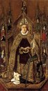 St Dominic Enthroned en la Gloria