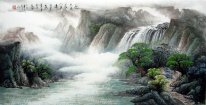 Wasserfall - Chinesische Malerei