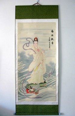 Guanyin - Monté - Peinture chinoise