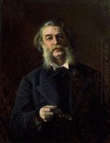 Portrait Of Dmitry Vasilyevich Grigorovich 1876