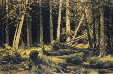 Vind Fallen Trees 1888