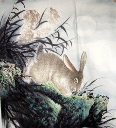 Rabbit - Peinture chinoise