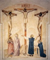 Crucifixion With Mourners And Sts Dominic And Thomas Aquinas 144