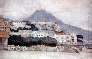 Napels Vesuvius 1884