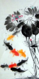 Fish-Lotus - Chinese Painting