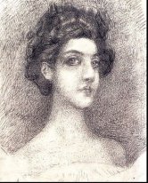 Portrait Of Nadezhda Zabela Vrubel 1904