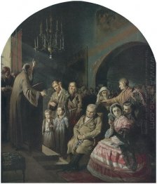 Sermon In A Village 1861