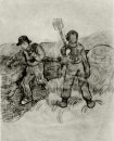 A Sower And A Man With A Spade 1890
