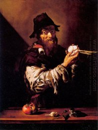 Portrait of an Old Man with an Onion