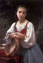 Bohemienne Au Tambour De Basque (Gypsy Girl Dengan Basque Drum)